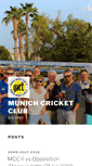 Mobile Screenshot of munichcricket.net